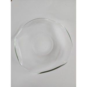 Vintage Wavy Edge Glass Salad Plate